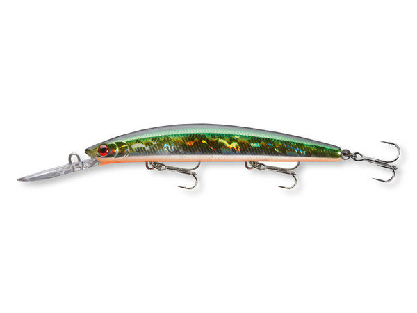 Воблер Daiwa Tournament Double Clutch 95mm Platinum Green	