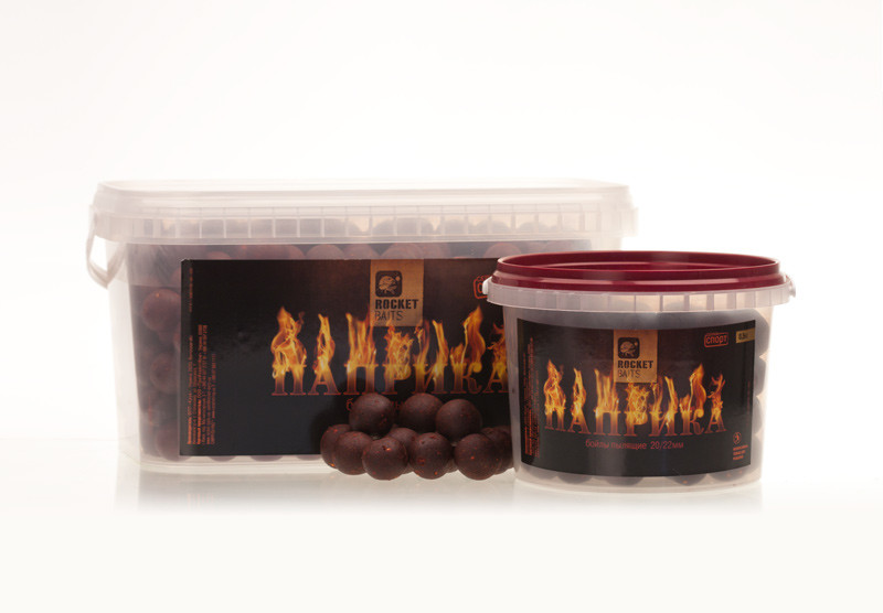 Бойлы Rocket Baits пылящие Паприка 20 мм, 2 кг