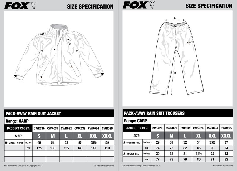 Костюм дождевой Fox Carp Rain Suit