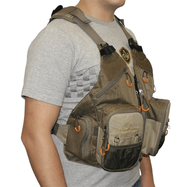 Жилет GC спиннингиста бежевый