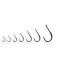 Крючок с поводком Lineaeffe NINJA CHINU black nikel 10шт