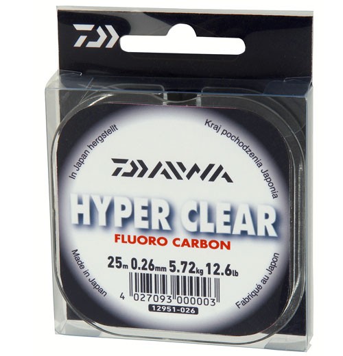 Флюорокарбоновая леска Daiwa Hyper Clear FC 0,23mm 4,80kg 25m