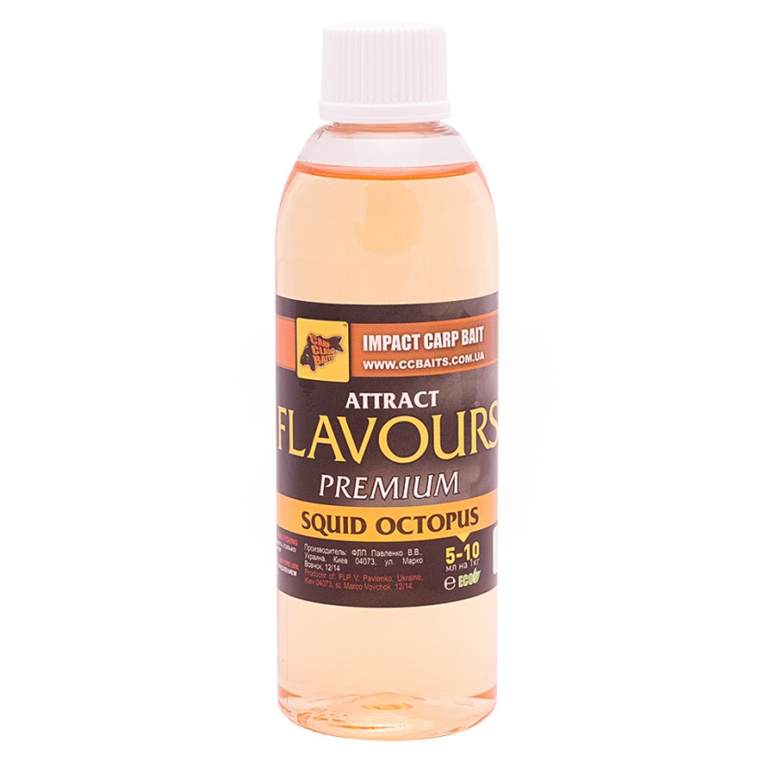 Ароматизатор CC Baits Premium Squid Octopus 100мл