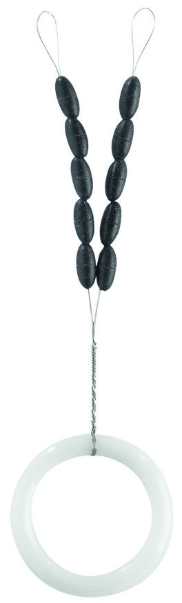 Стопор для лески Balzer резиновый XL, black 0.35-0.50mm 10 pcs