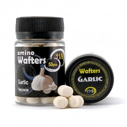Бойлы насадочные Grandcarp Amino WAFTERS GARLIC (ЧЕСНОК) 11•9 мм 50 шт. (WBB013)