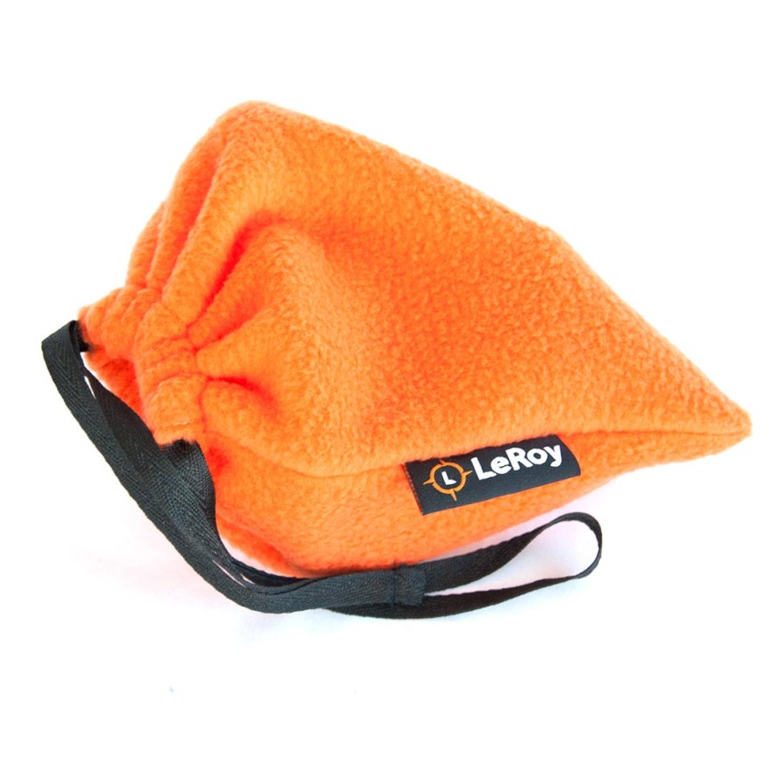 Флисовый чехол-мешок для катушки LeRoy Оранжевый M 20*20см