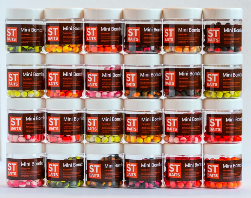 Бойлы ST Baits Wafters Squid &amp; Octopus Pink/Black 10mm