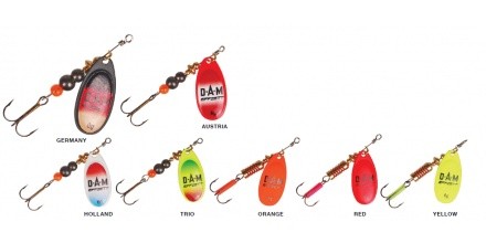 Блесна-вертушка D.A.M. Effzett Fluo yellow